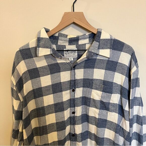Lucky Brand Saturday Stretch Flannel Button Down - Picture 5 of 12